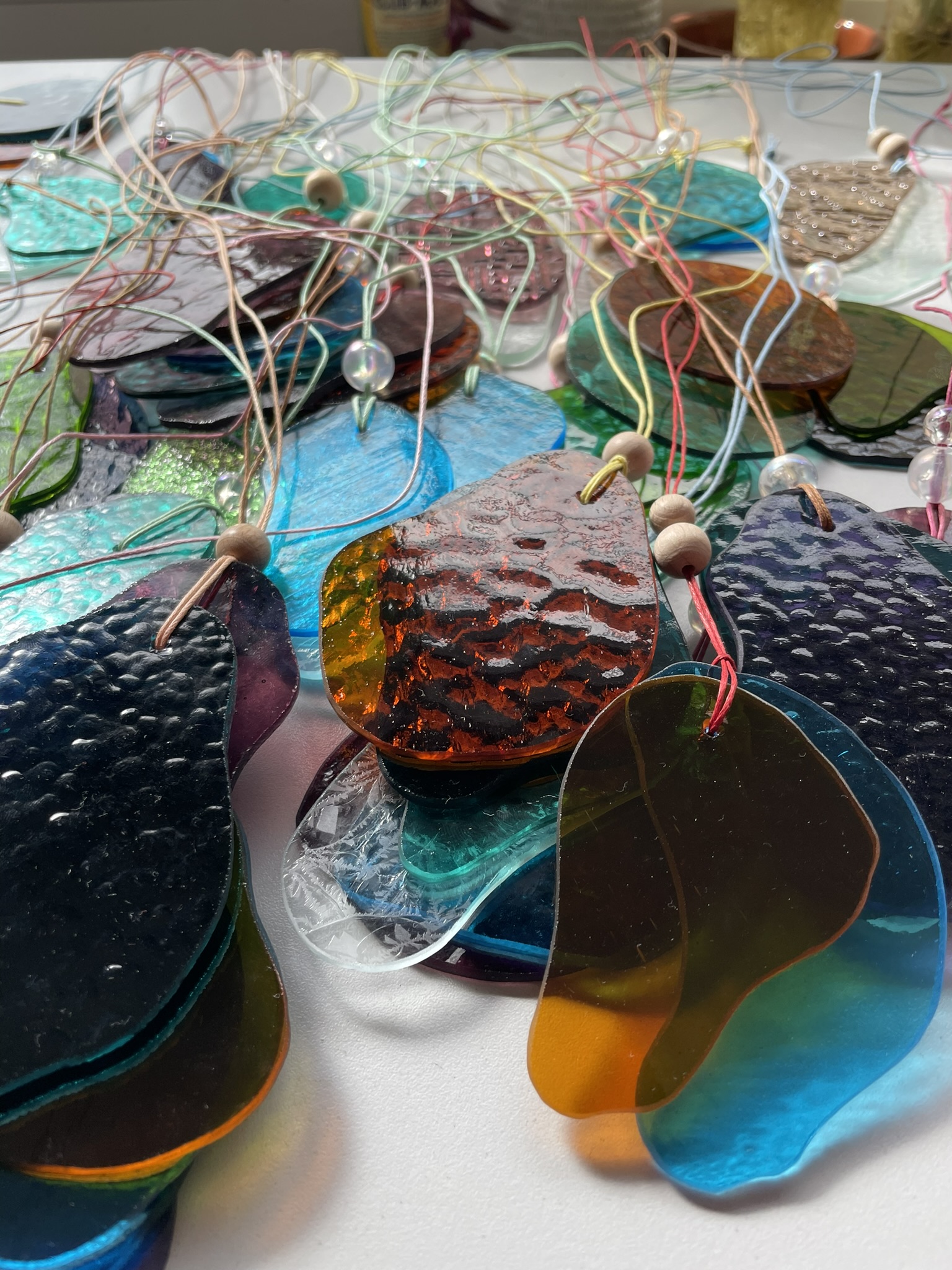 Mini-Workshop mit Buntglas